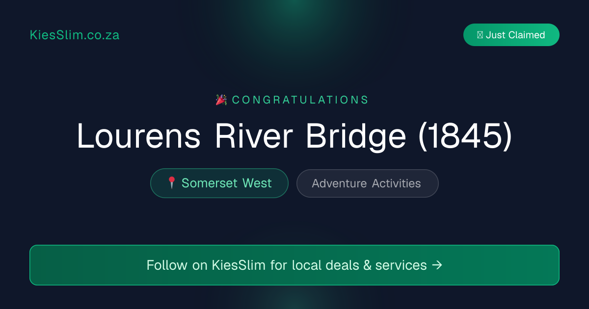 Lourens River Bridge (1845)