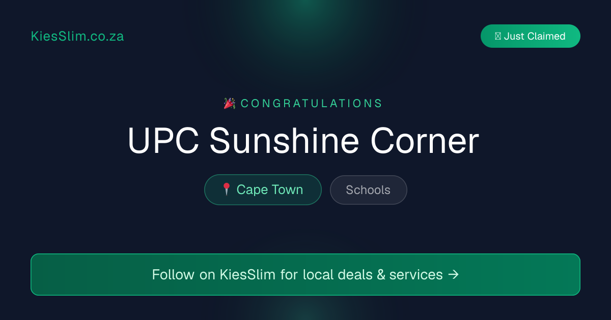 UPC Sunshine Corner