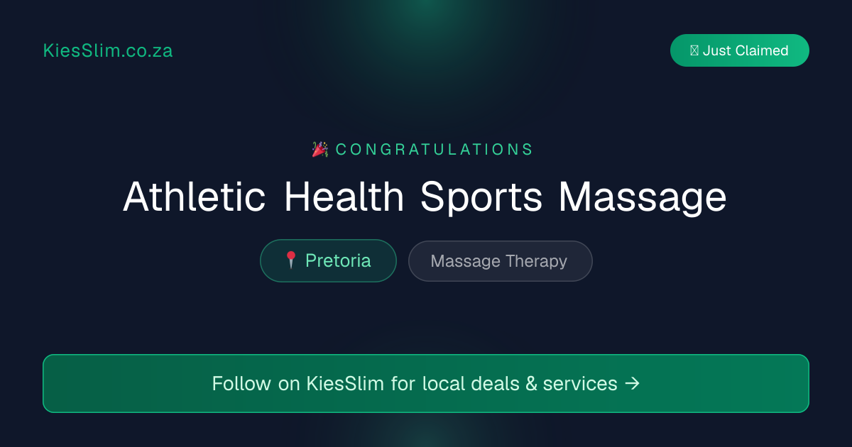 Athletic Health Sports Massage
