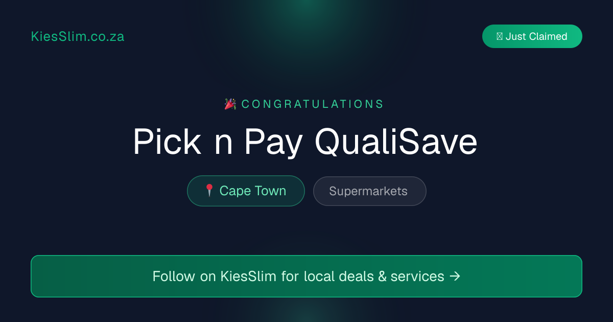 Pick n Pay QualiSave