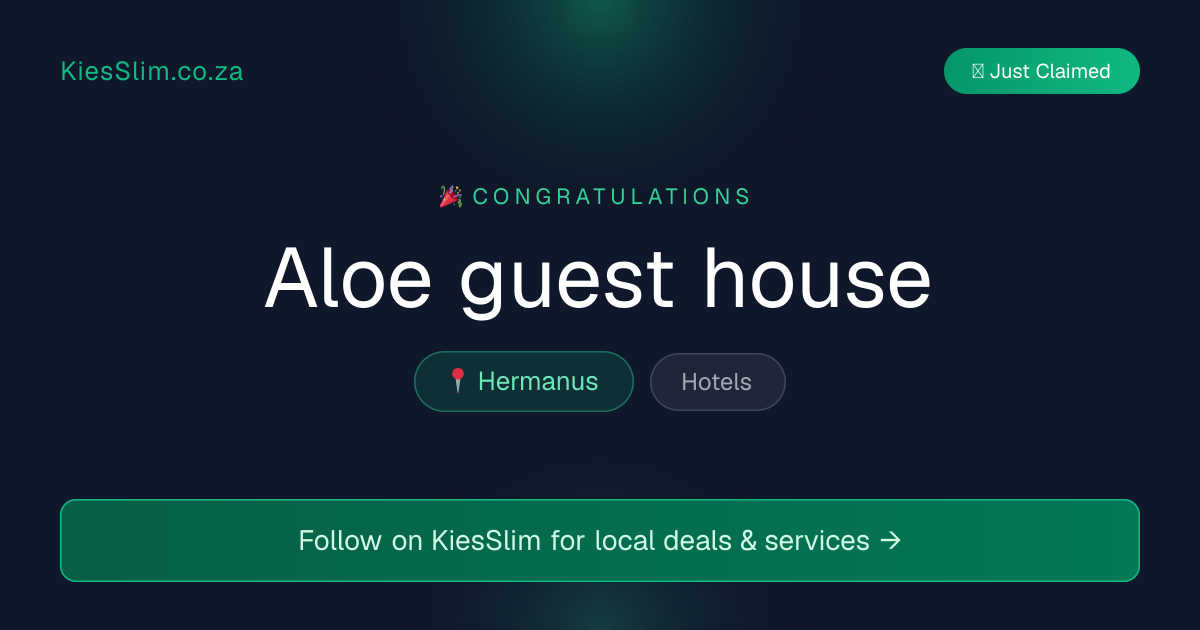 Aloe guest house