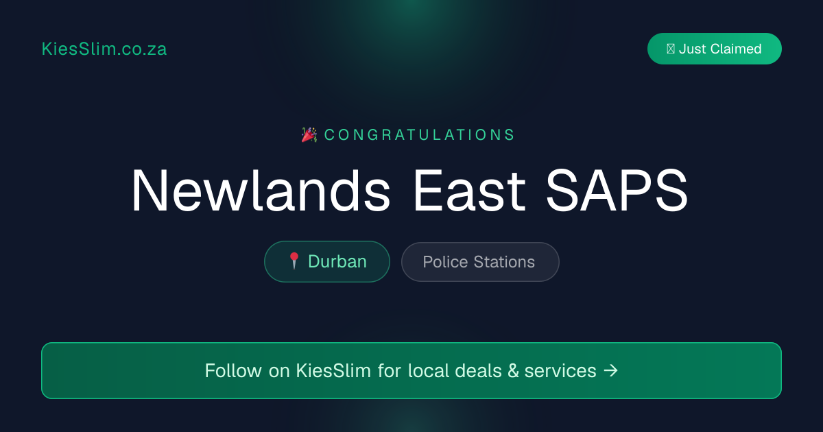 Newlands East SAPS