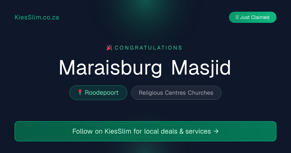 Maraisburg Masjid