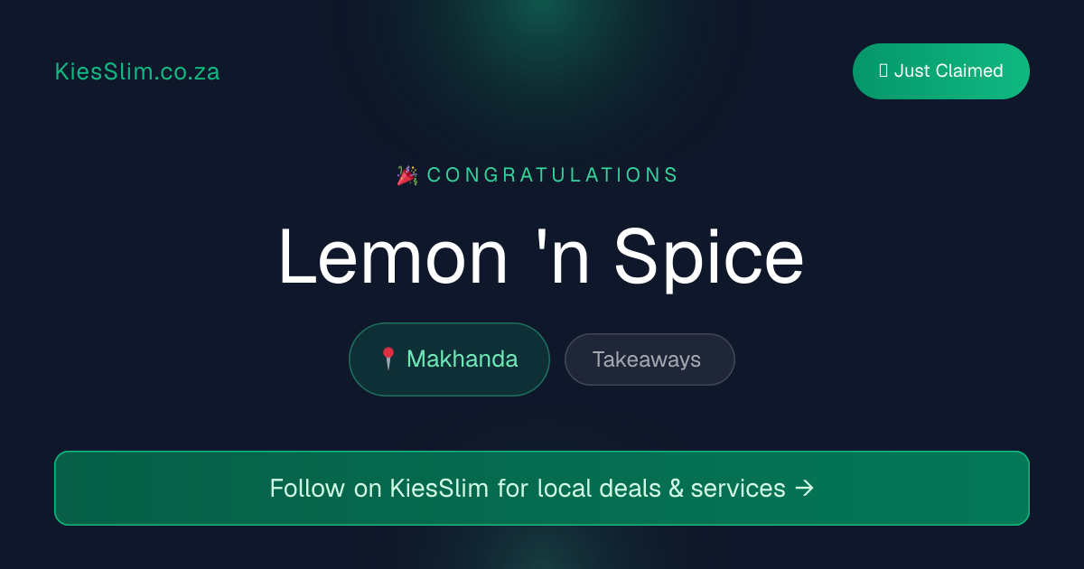 Lemon 'n Spice