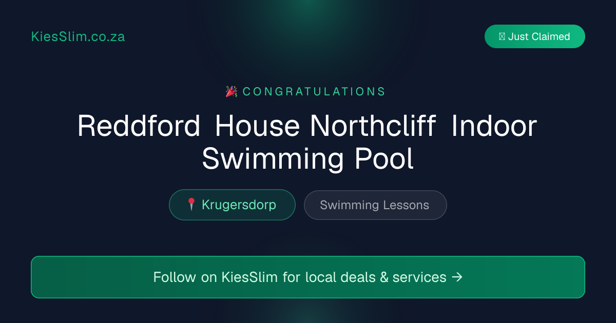 Reddford House Northcliff Indoor Swimming Pool