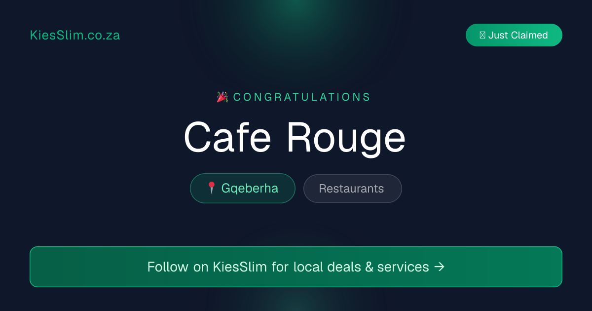 Cafe Rouge