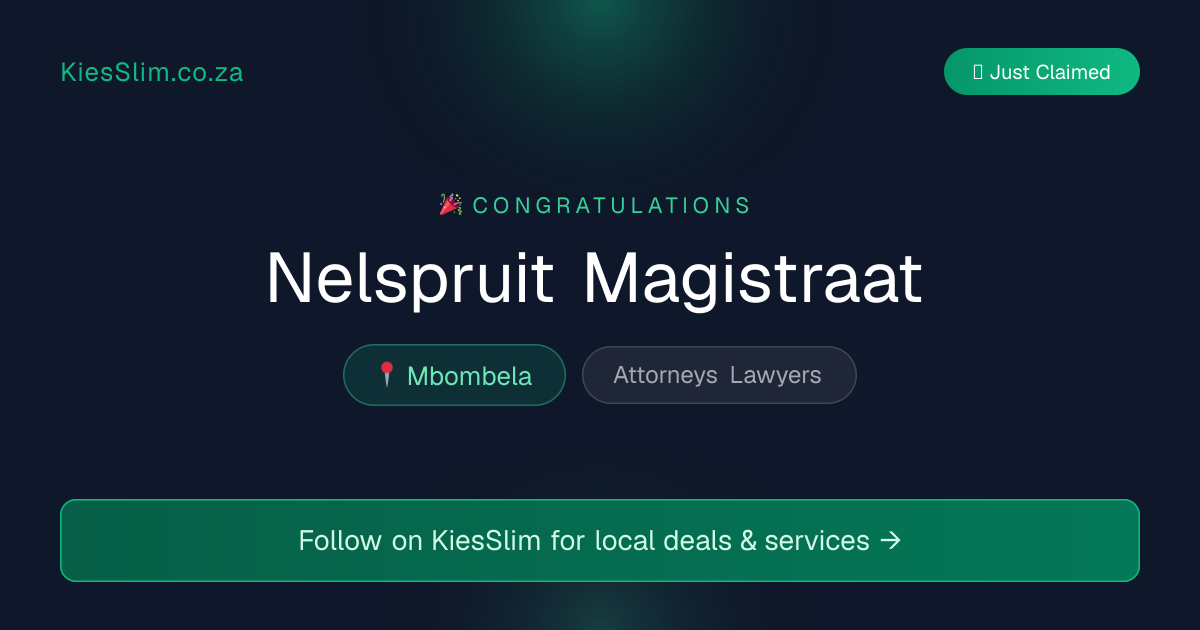 Nelspruit Magistraat