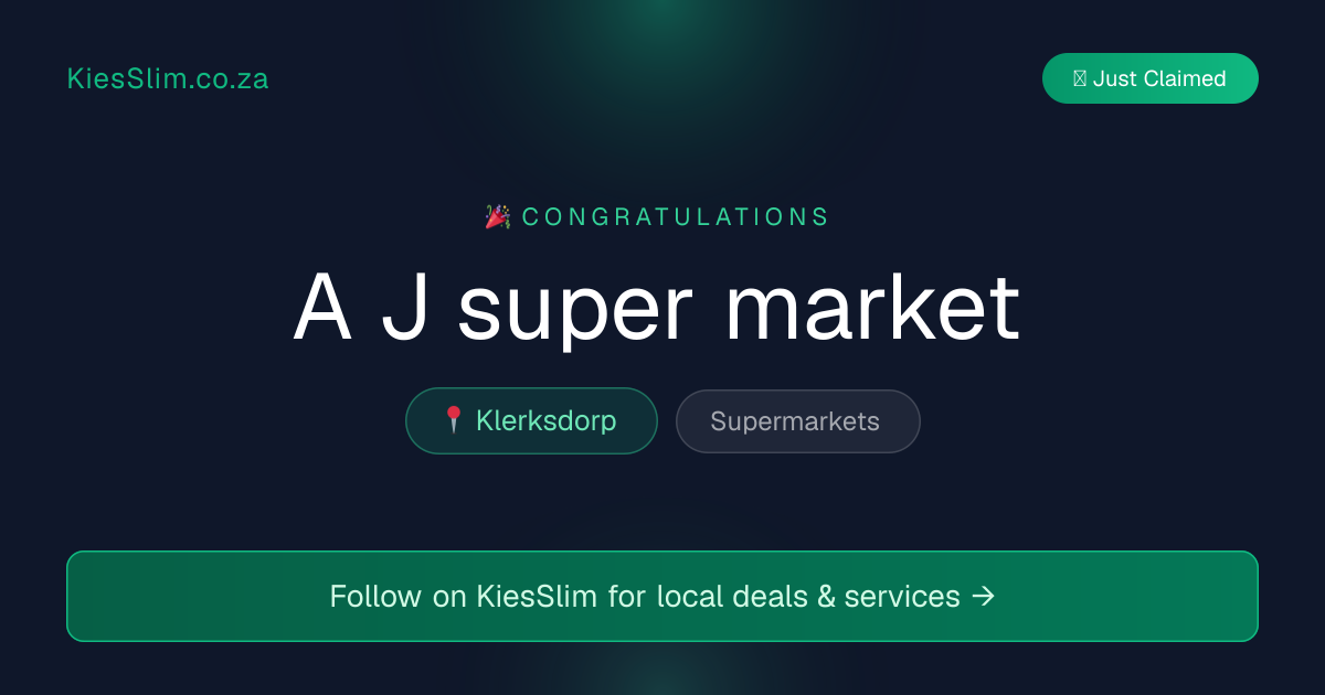 A J super market