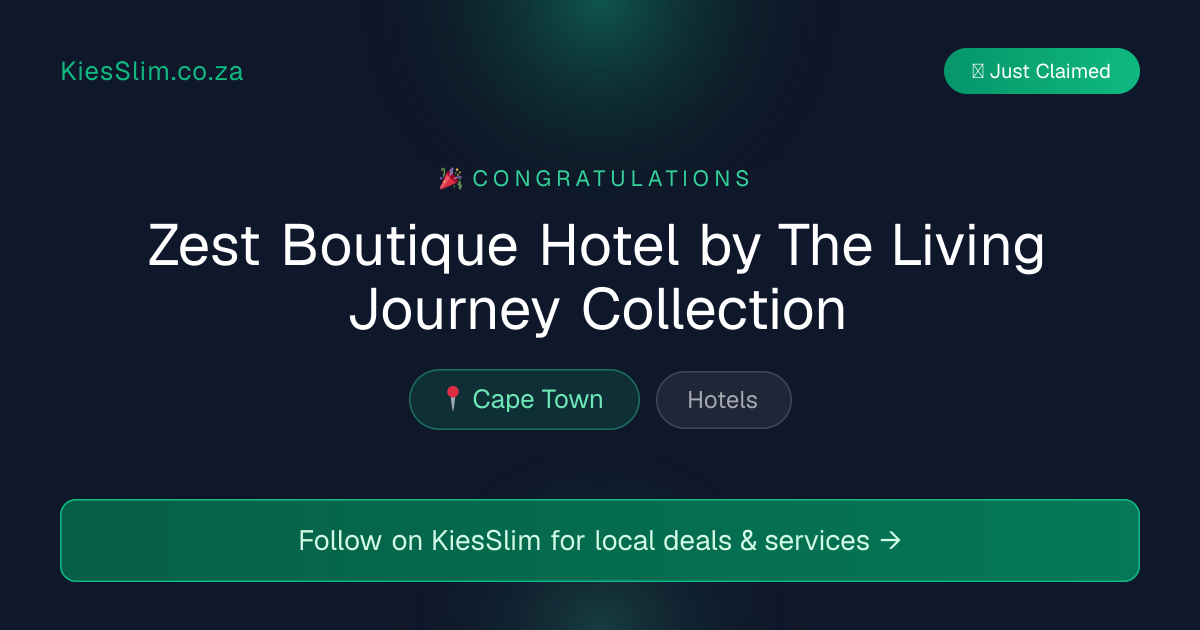 Zest Boutique Hotel by The Living Journey Collection