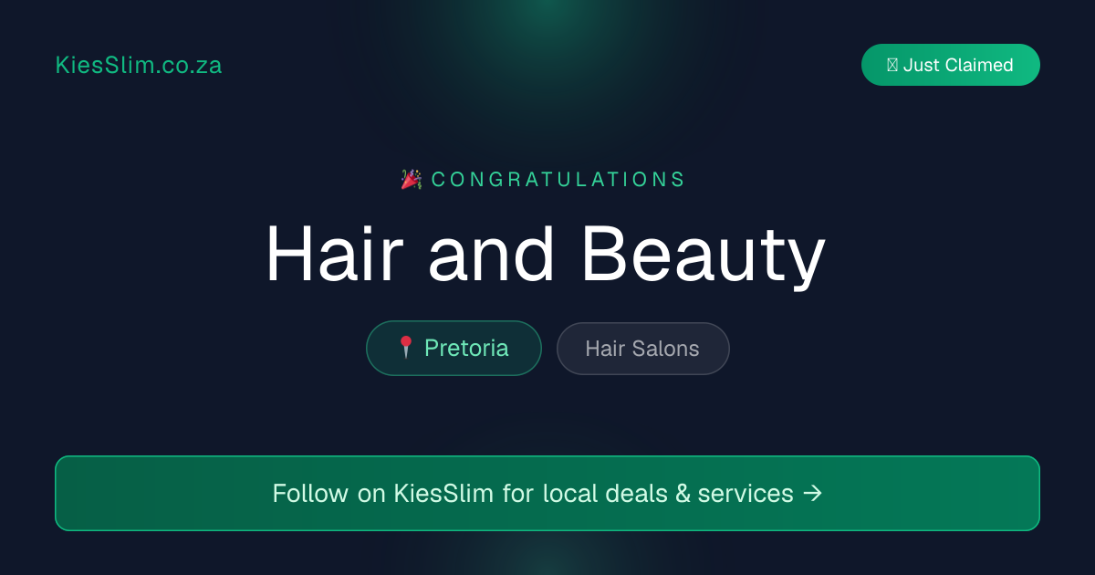 Hair and Beauty