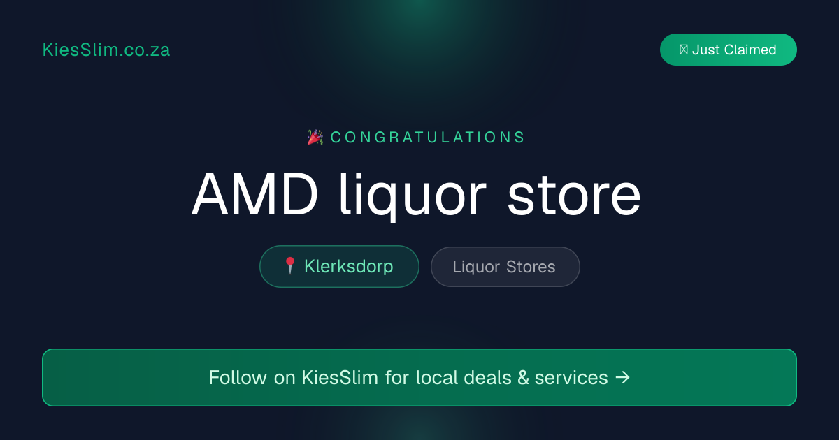 AMD liquor store