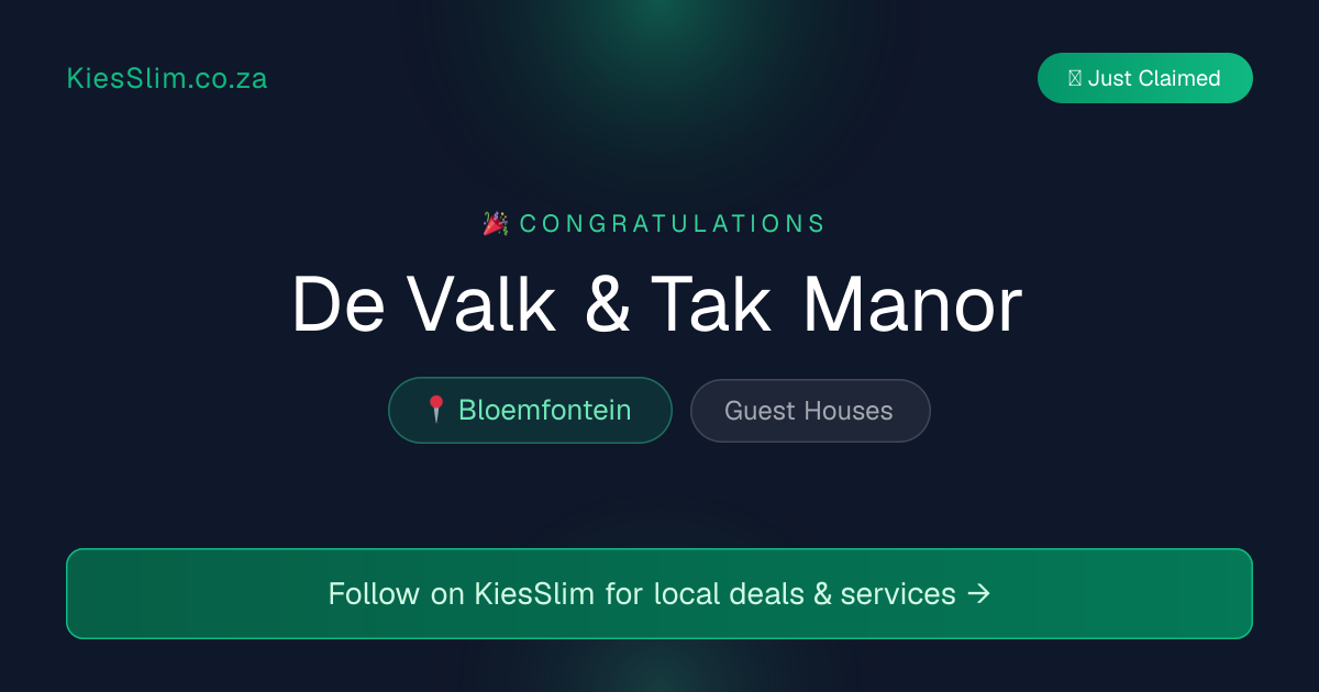 De Valk & Tak Manor
