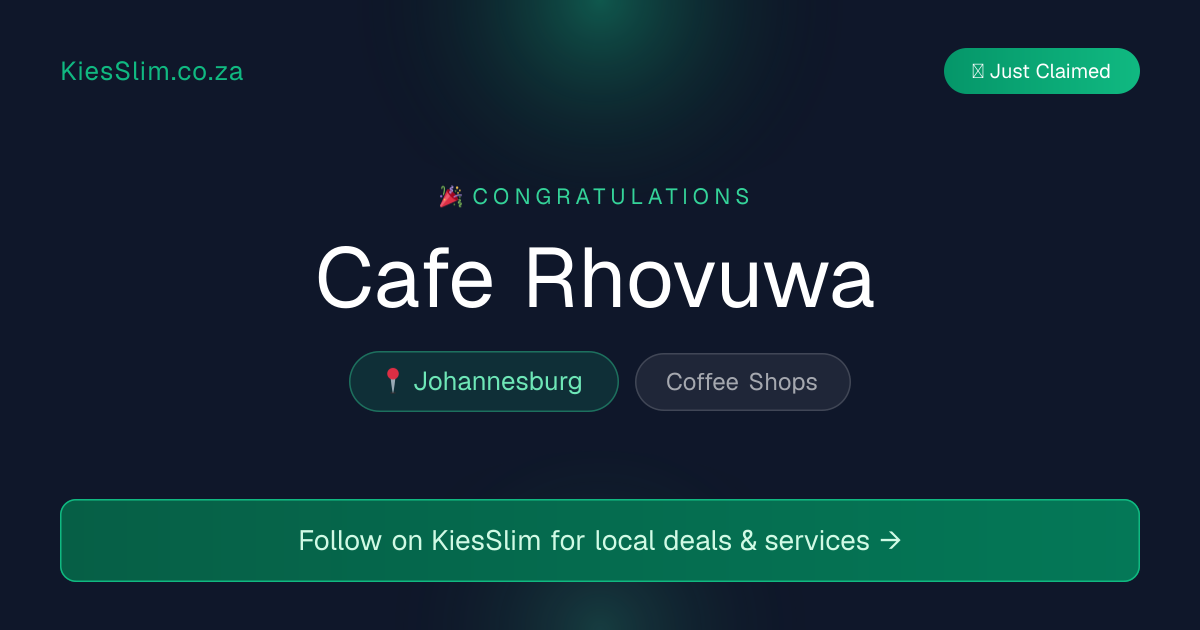 Cafe Rhovuwa