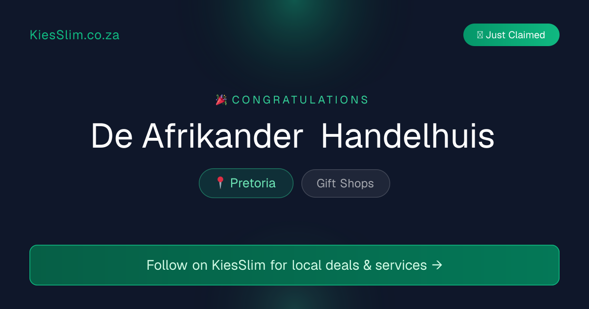 De Afrikander Handelhuis