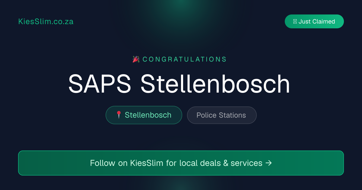 SAPS Stellenbosch