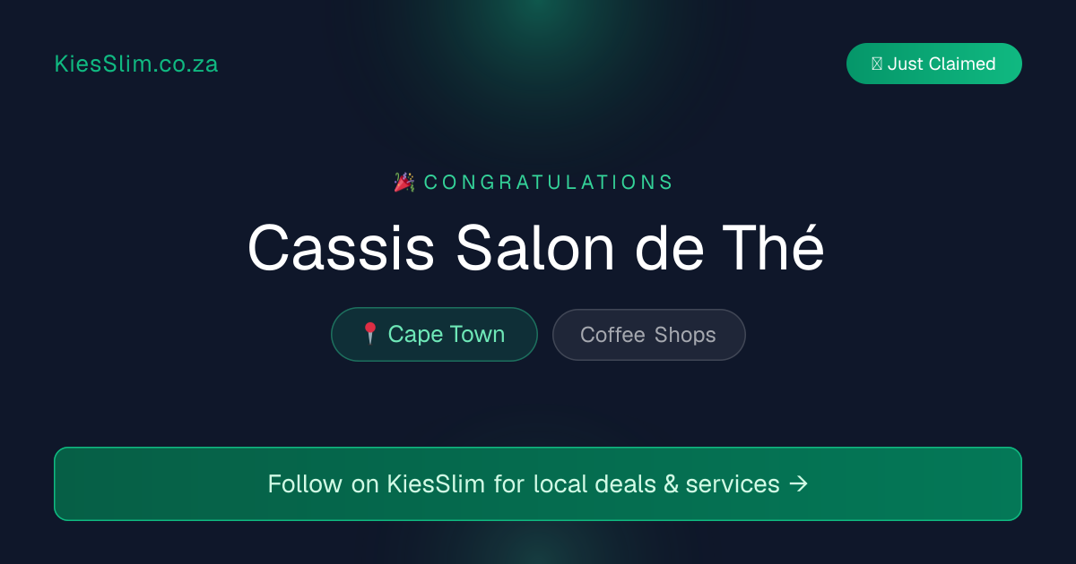 Cassis Salon de Thé
