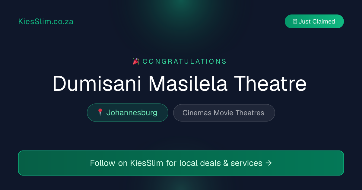 Dumisani Masilela Theatre