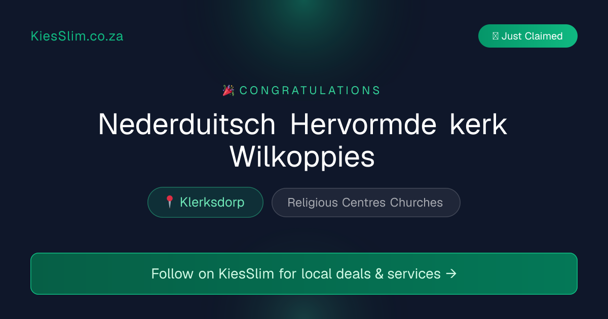 Nederduitsch Hervormde kerk Wilkoppies