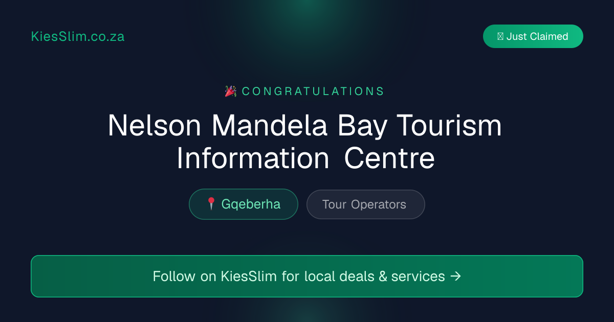 Nelson Mandela Bay Tourism Information Centre