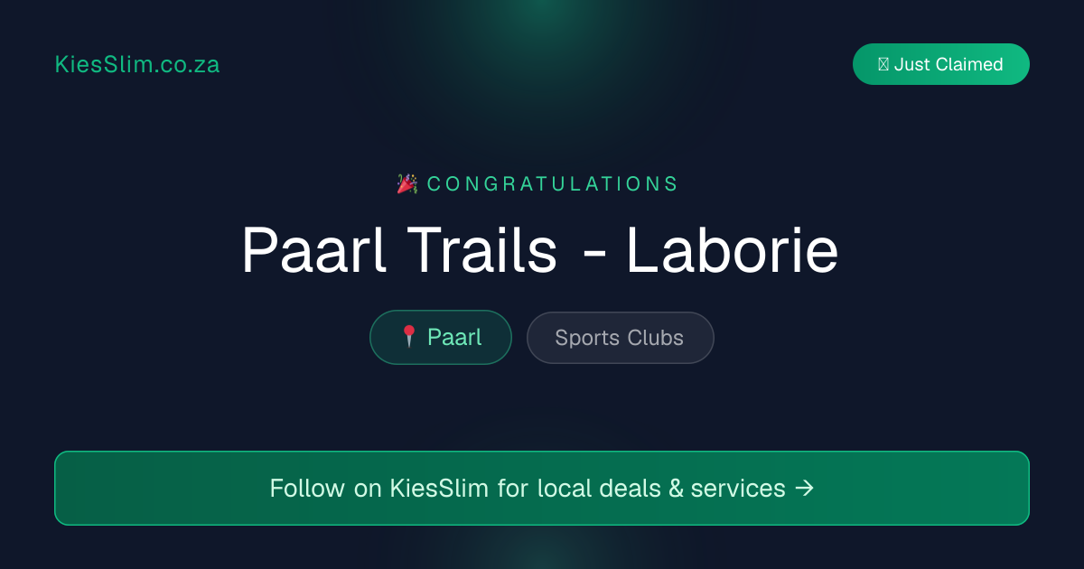Paarl Trails - Laborie