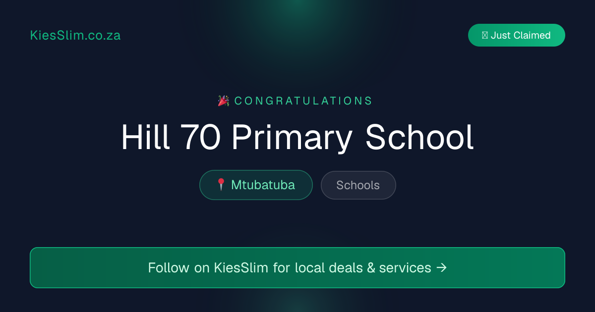 Hill 70 Primary School