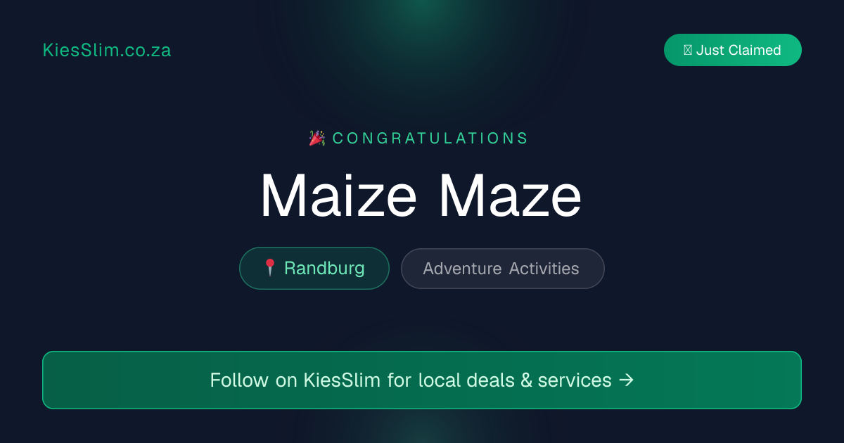 Maize Maze