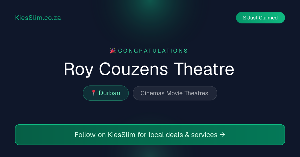 Roy Couzens Theatre