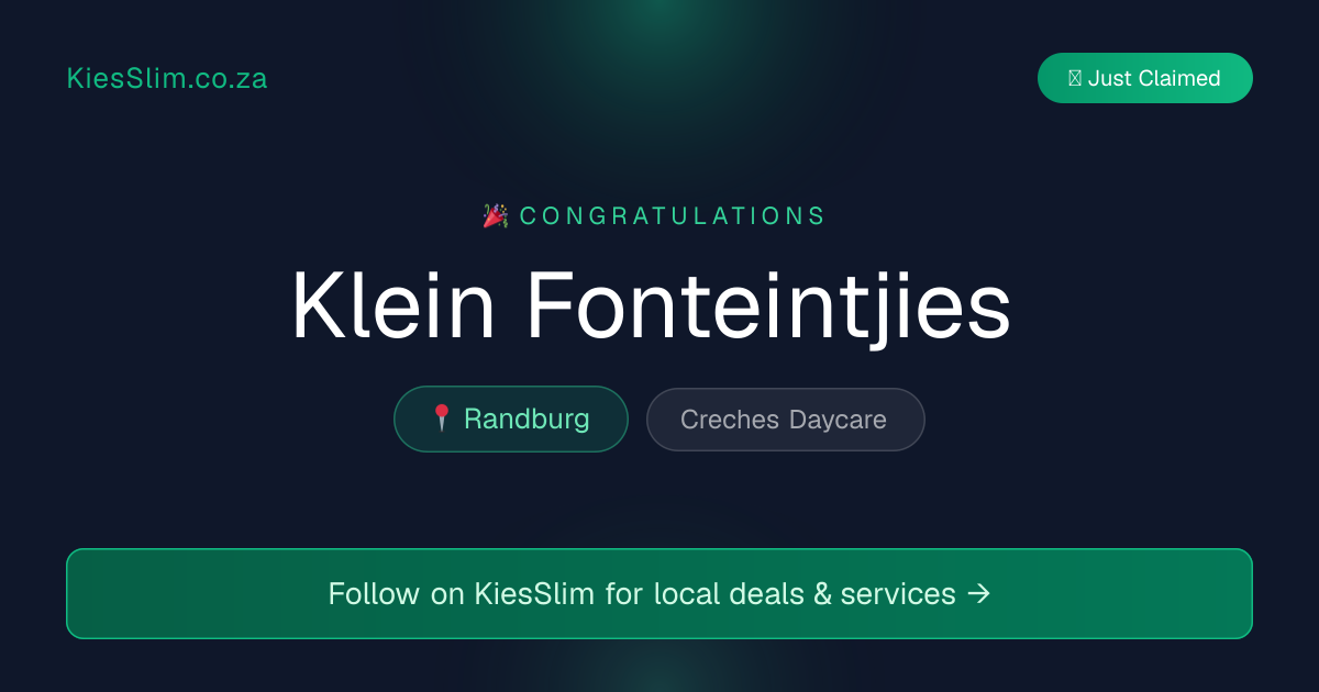 Klein Fonteintjies