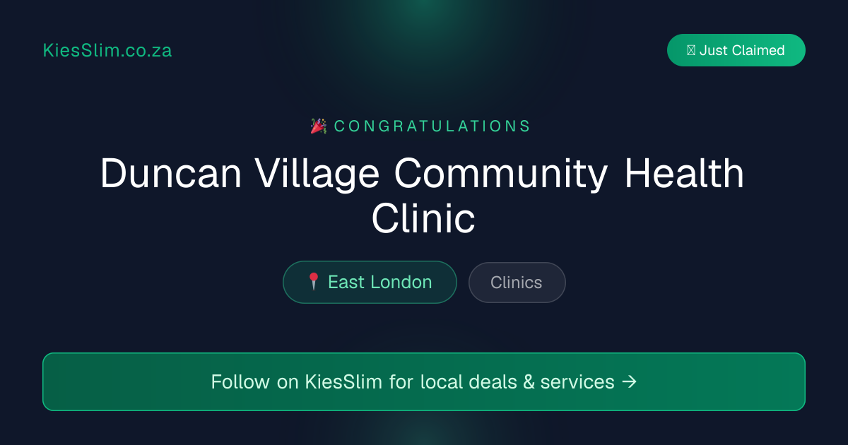 Duncan Village Community Health Clinic