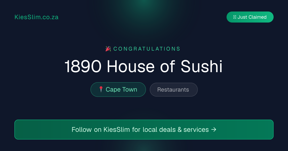 1890 House of Sushi