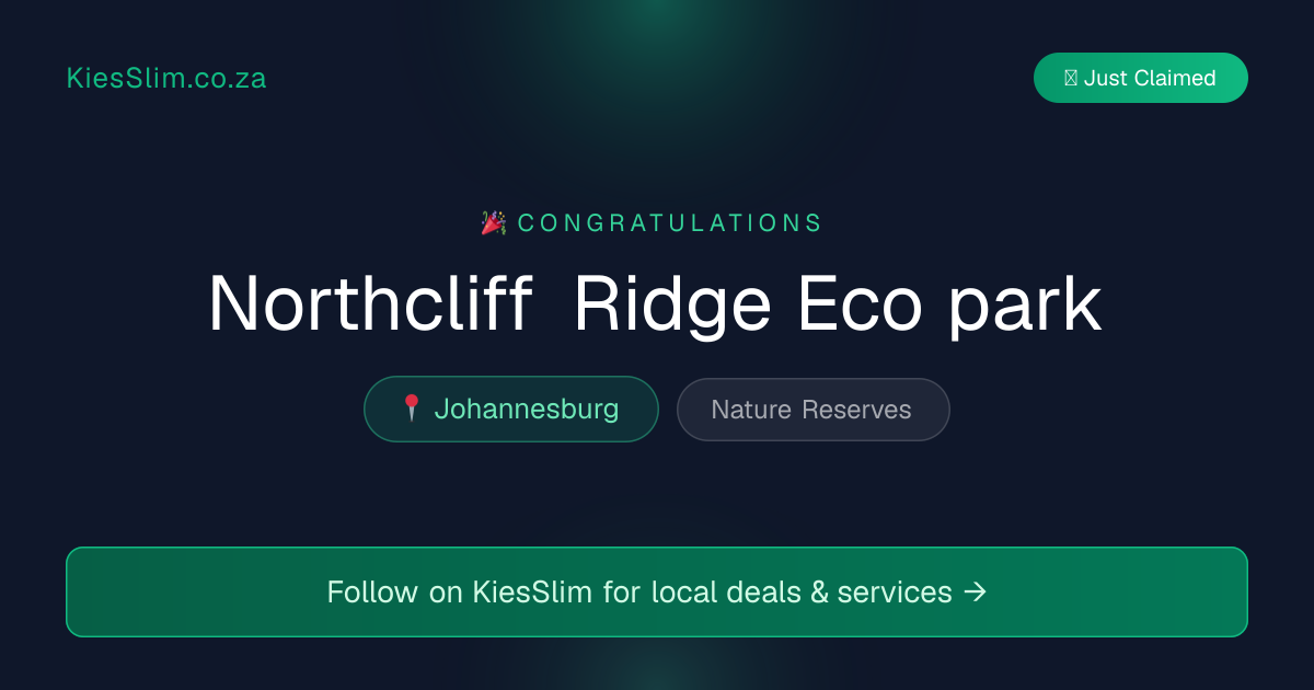 Northcliff Ridge Eco park