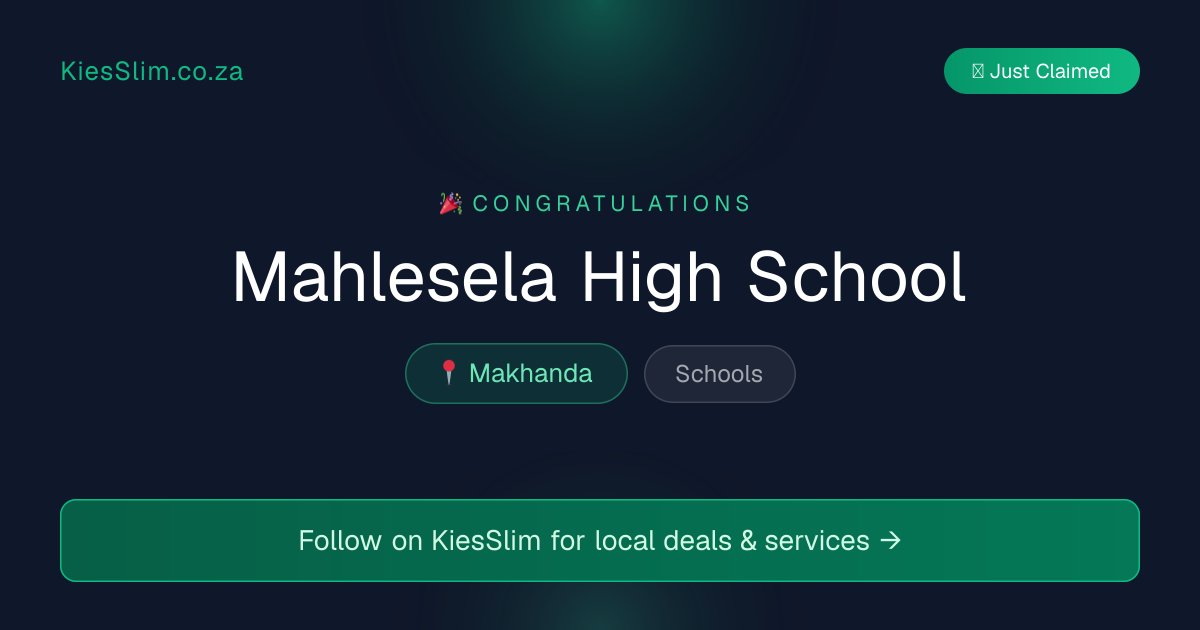 Mahlesela High School