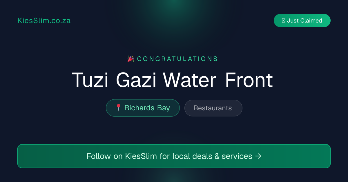 Tuzi Gazi Water Front