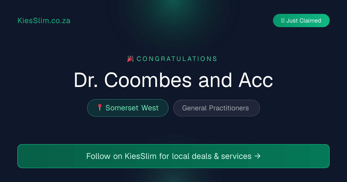 Dr. Coombes and Acc