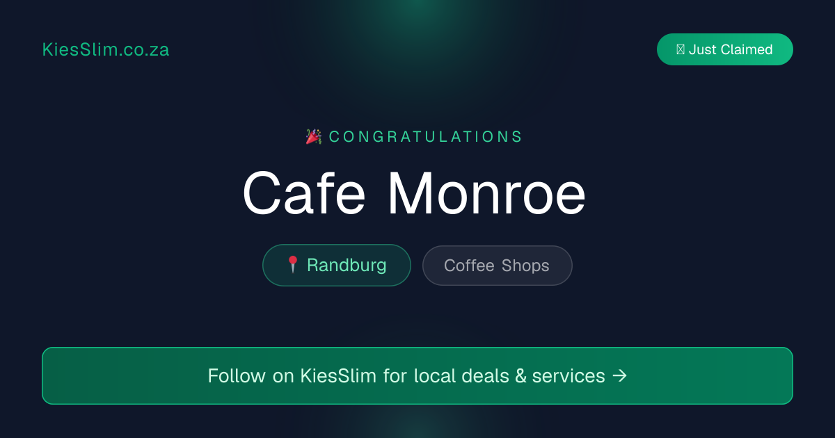 Cafe Monroe
