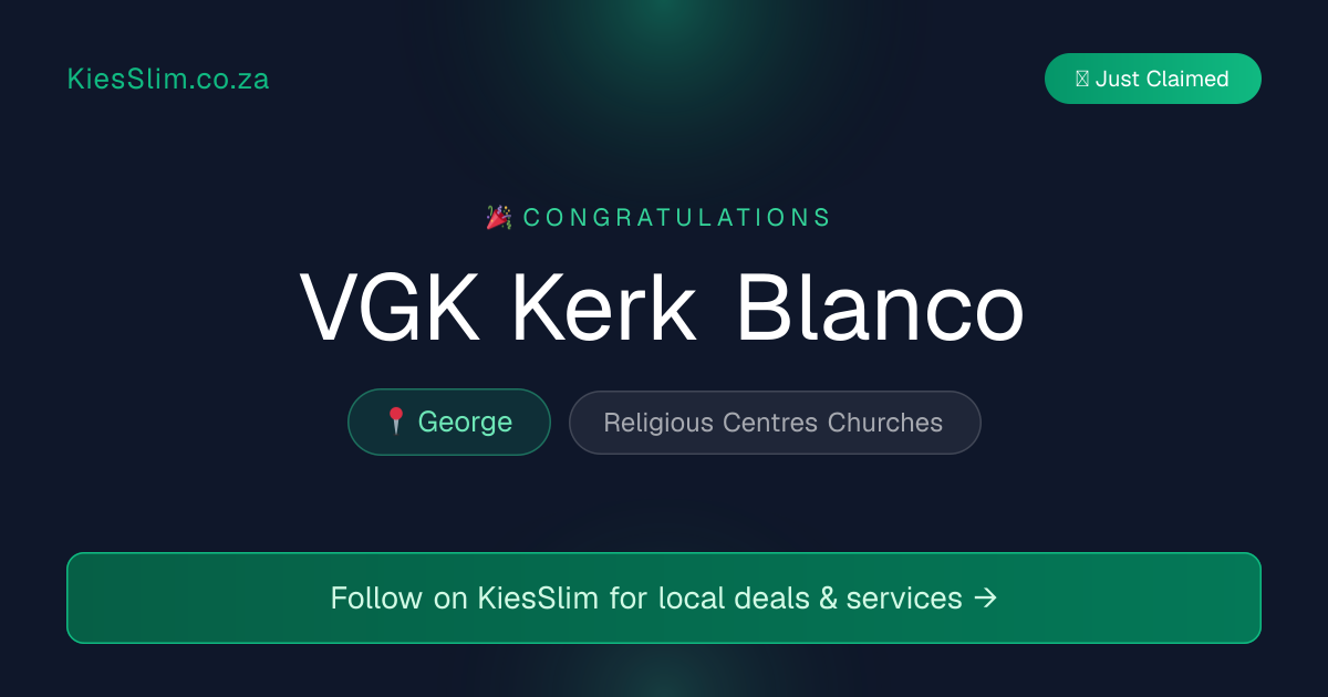 VGK Kerk Blanco