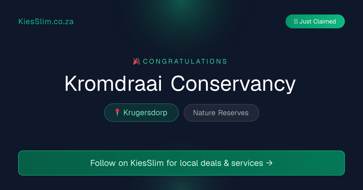 Kromdraai Conservancy