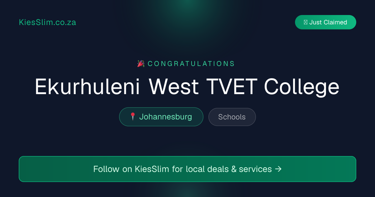Ekurhuleni West TVET College