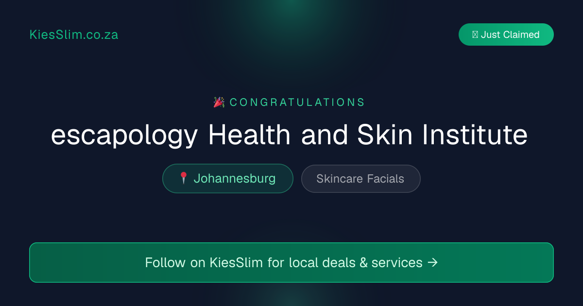 escapology Health and Skin Institute