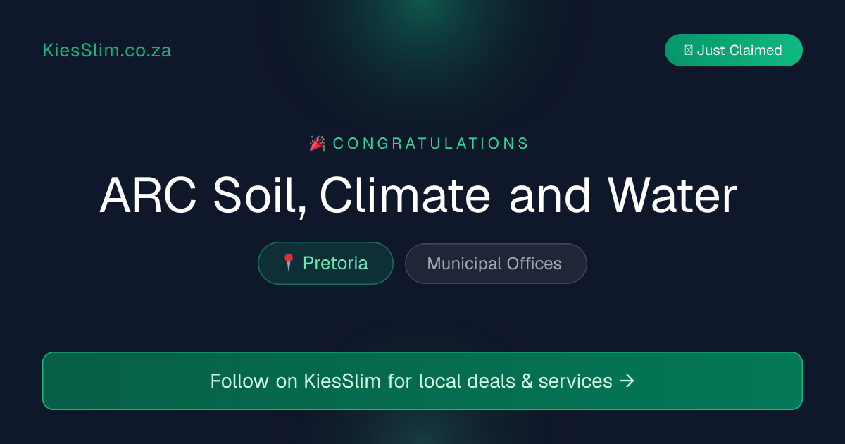 ARC Soil, Climate and Water