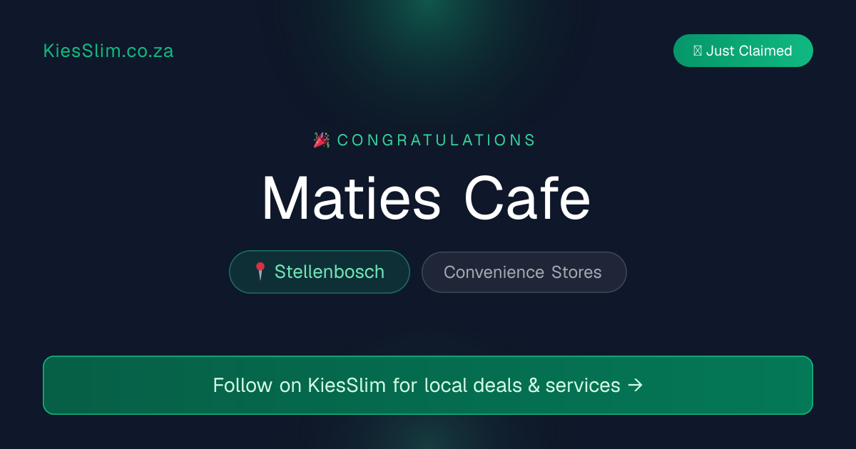Maties Cafe
