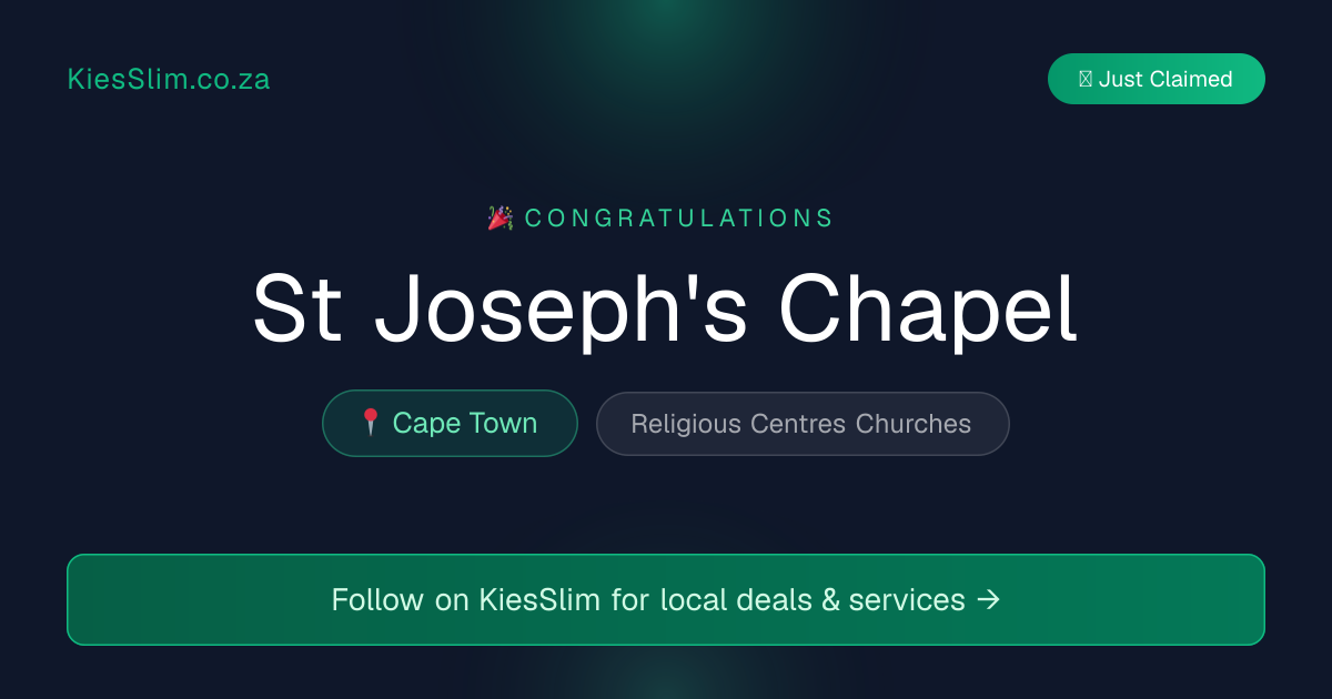 St Joseph's Chapel