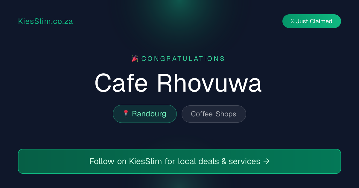 Cafe Rhovuwa