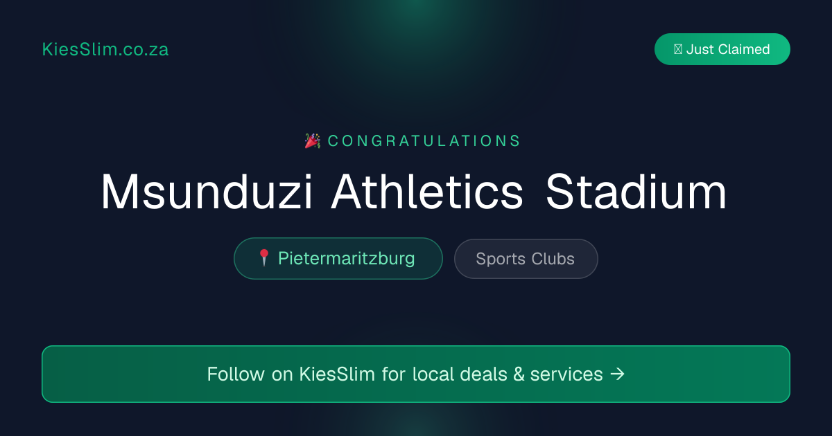 Msunduzi Athletics Stadium