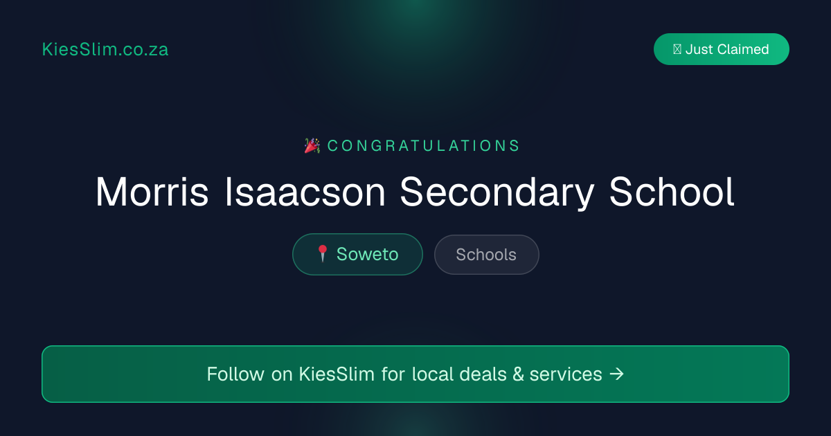Morris Isaacson Secondary School