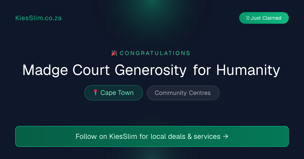 Madge Court Generosity for Humanity