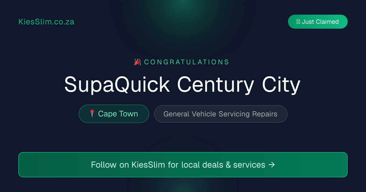 SupaQuick Century City