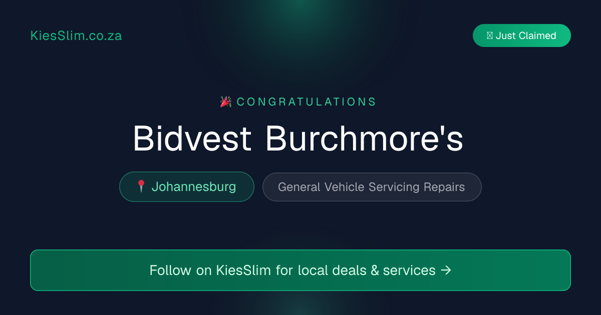 Bidvest Burchmore's