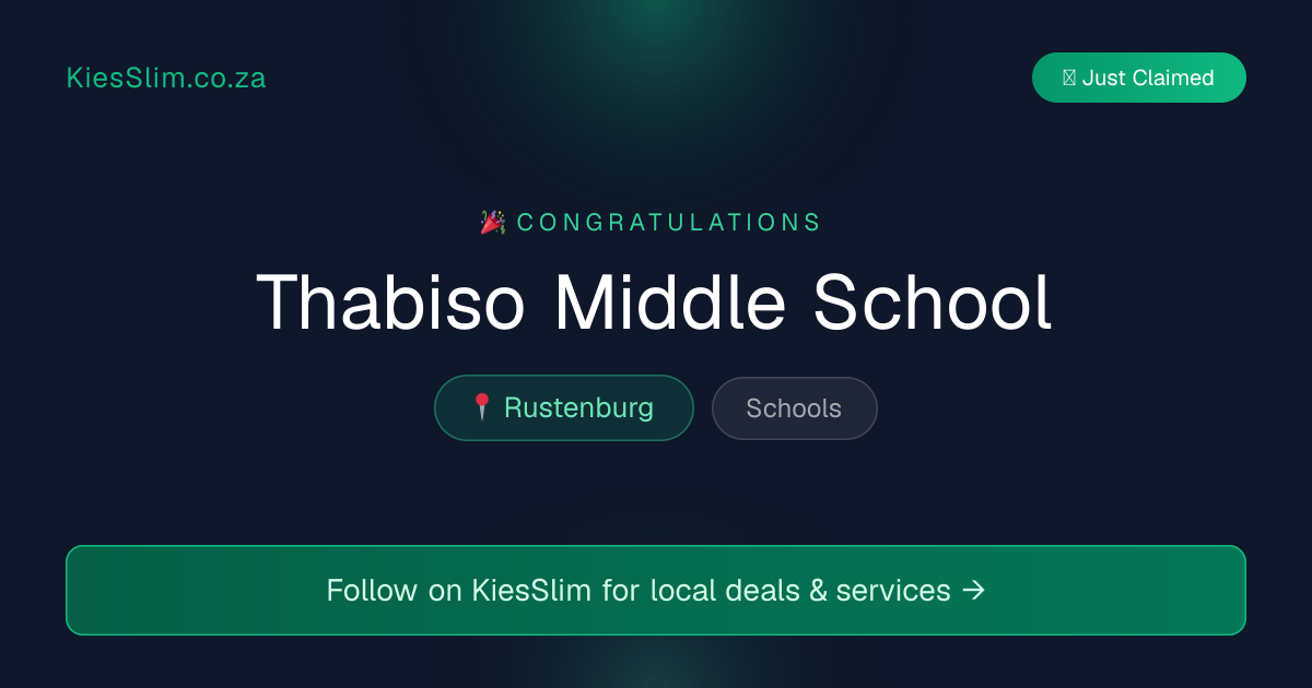 Thabiso Middle School