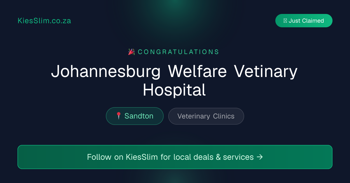 Johannesburg Welfare Vetinary Hospital